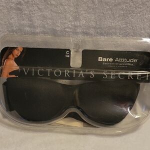 Black Victoria's Secret Bare Attitude Strapless Bra C Cup